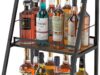 3-Tier Trapezoid Liquor Stand for Home Bar