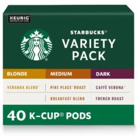 Starbucks K-Cup Coffee Pods—Starbucks Blonde, Medium & Dark Roast Coffee